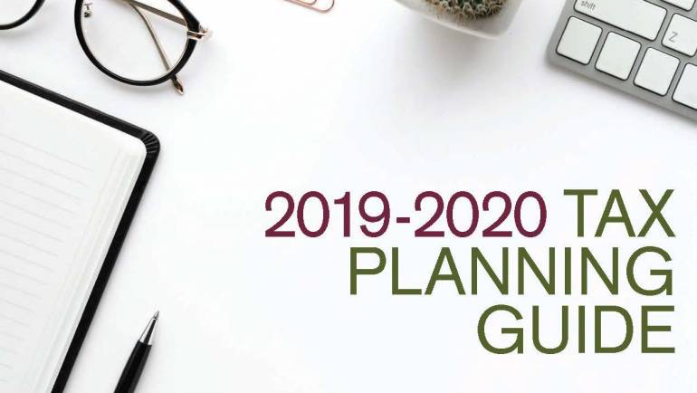 2019-2020 Tax Planning Guide